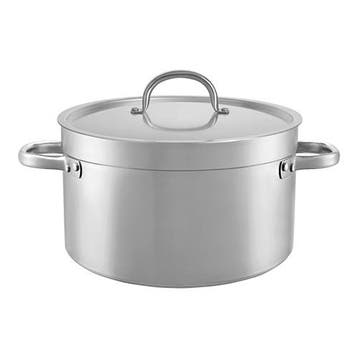 Kookpan | RVS | 31.4  L | Ø40 cm | Gas, elektrisch, keram.., Verzenden