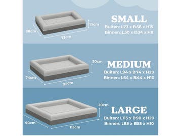 Buddy Beds Hondenmand - Orthopedisch Hondenkussen - Luxe, Verzenden, Zo goed als nieuw