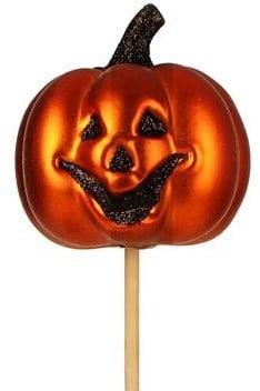 Bijsteker Halloween Pompoen Scary 6 cm +12 cm stok per stuk, Ophalen of Verzenden, Nieuw
