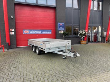 Sterk, functioneel en toch niet duur deze Hulco Plateauwagen, Nieuw