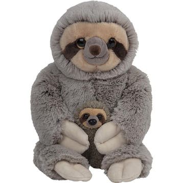 Nature Planet luiaard knuffel - pluche - 22 cm - familie, Verzenden, Nieuw