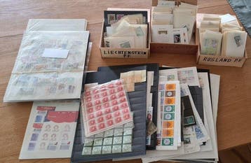 Wereld - a891) World countrys stamps block booklets, Gestempeld