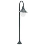 Sokkellamp 120cm alu donkergroen | retourdeal 56% korting, Staande lamp, Ophalen of Verzenden, Netvoeding, 50 tot 250 watt