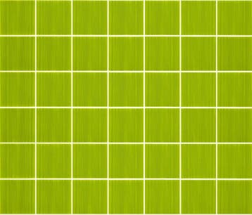 Wandtegel Handvorm Geo Twist Decor Groen Glans 10x10, Nieuw, Minder dan 20 cm, 10 m² of meer, Wandtegels