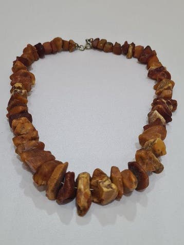 natuur barnsteen ketting - Ketting - Barnsteen amber