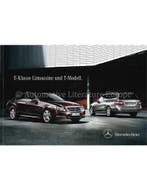 2011 MERCEDES BENZ E-KLASSE SEDAN EN ESTATE BROCHURE DUITS, Nieuw, Author