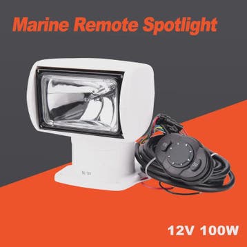 12V 100W Marine Afstandsbedienbare Spotlight - Krachtige Zoe, Watersport en Boten, Verzenden, Nieuw