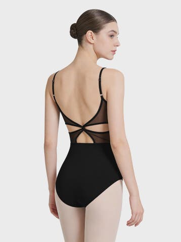 Verstelbaar Dans Leotard Dames met Mesh Rug en Borstvoering, Sport en Fitness, Verzenden, Nieuw
