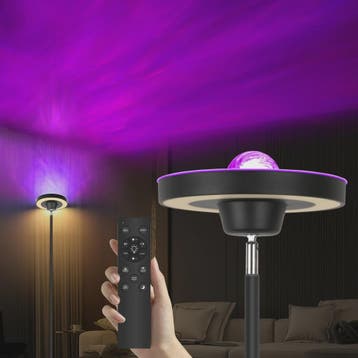 Moderne LED Vloerlamp met Watergolf Effect, RGB & CCT Sfeerv, Verzenden, Nieuw