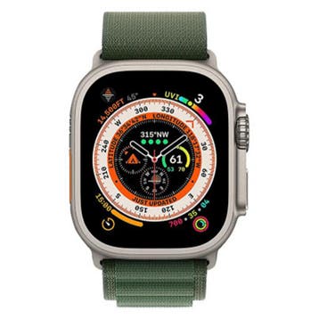 Apple Watch Ultra 2 49mm LTE Alpine Groen Titanium met GA..., Ophalen of Verzenden, Zo goed als nieuw