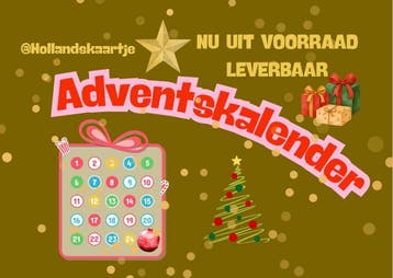 Adventskalender Ansichtkaarten, Verzamelen, Verzenden, Ongelopen