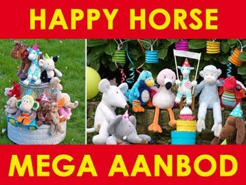 Groot aanbod Happy Horse knuffels - Happy Horse knuffel, Ophalen of Verzenden, Nieuw, Kraamcadeau