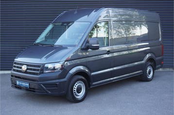 Volkswagen Crafter 140pk Facelift L3H3/L2H2 Apple carplay Ca, Gebruikt, Volkswagen, Zilver of Grijs, Airbags