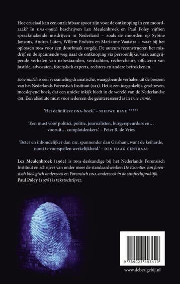 DNA-match 9789023493419 Paul Poley, Boeken, Verzenden, Gelezen, Paul Poley