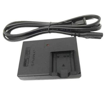 Olympus LI-400 Acculader / Oplader Incl. Stroomkabel, Verzenden, Zo goed als nieuw