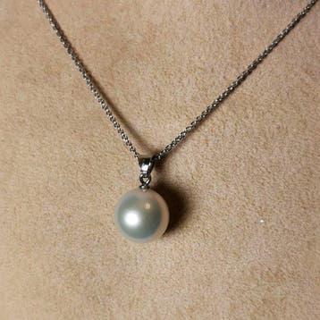 Halsketting Zilver Parel - Southsea RD Ø 12,35 mm, Sieraden, Tassen en Uiterlijk, Nieuw