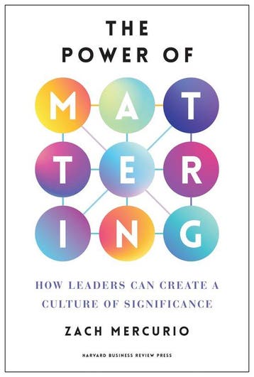 The Power of Mattering - Zach Mercurio 9798892790123, Verzenden, Gelezen, Zach Mercurio