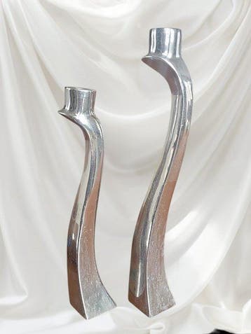 matthew hilton - Kandelaar (2) - Aluminium - Genoemt