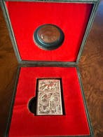 Zippo - Zippo Dragón y Caballo Mítico en armadura Relieve 3D, Nieuw