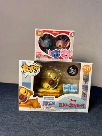 Funko - Funko Pop - Lilo & Stitch Reuben Sleeping e Stitch &
