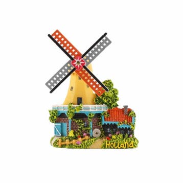 Magneet Stellingmolen Met Gele Kap, Ophalen of Verzenden, Nieuw