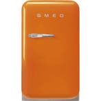 €699 Smeg FAB5ROR5 koelkast Vrijstaand 34 l D Oranje, Ophalen of Verzenden, Nieuw, 160 cm of meer