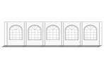 PVC zijwand met boogramen lengte 10m-220cm hoog-kies je k..., Tuin en Terras, Partytenten, Verzenden, Nieuw