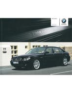2005 BMW 7 SERIE INDIVIDUAL HARDCOVER BROCHURE ENGELS, Nieuw, BMW, Author