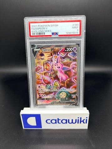 Pokémon - 1 Graded card - Espeon V [FA] 180/203 PSA 9 -, Nieuw