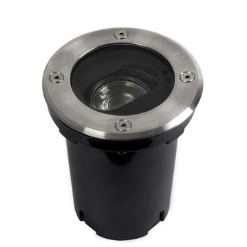 Richtbare Grondspot LED Ø12 Rond RVS incl. GU10, Tuin en Terras, Verzenden, Nieuw