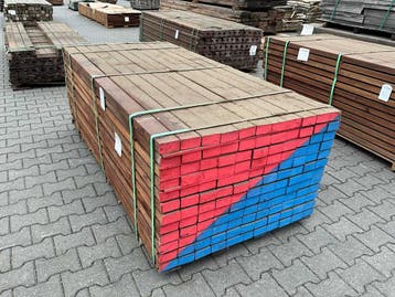 Angelim Vermelho Hardhout Balken 2000x90x45mm, Ophalen of Verzenden, Nieuw