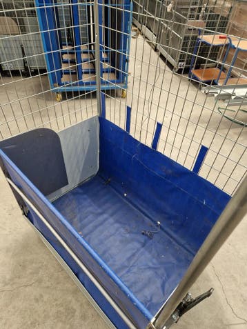 Rolcontainer 3-heks 118x80xh160 met stortluik, Ophalen of Verzenden, Overige typen, Emtrade NL