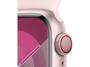 Apple Watch Series 9 - Smartwatch - GPS + Cellular - 41mm -, Verzenden, Zo goed als nieuw, Apple