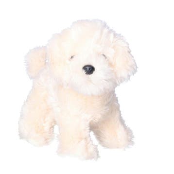 Maltezer hond knuffel - pluche - 23 cm - wit, Verzenden, Nieuw