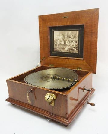Polyphon - schijfmuziekdoos - Duitsland - 1850-1900 -, Nieuw