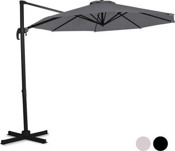 2dekans | VONROC Premium Zweefparasol Bardolino Ø300cm –, Ophalen of Verzenden, Zo goed als nieuw