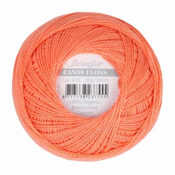 Scheepjes Candy Floss - 410 Rich Coral, Verzenden, Nieuw