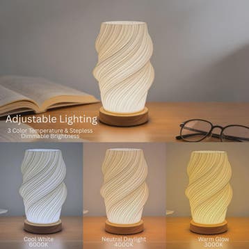 Nordic LED Tafellamp met 3 Kleurtemperaturen & USB-aansluiti, Verzenden, Nieuw