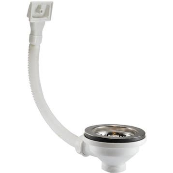 Riko Korfplug met Rooster en Overloop - 90mmx6/4 - RVS, Ophalen of Verzenden, Nieuw