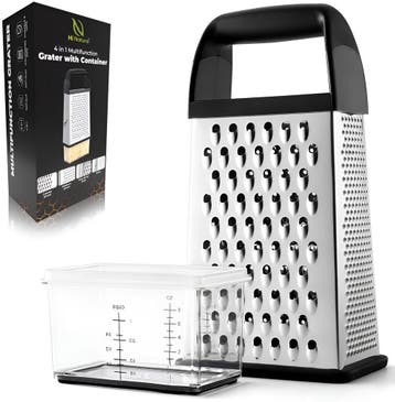 HI NATURE™ Raspen - Multifunctionele Torenrasp met Bakje -, Huis en Inrichting, Keuken | Keukenbenodigdheden, Ophalen of Verzenden