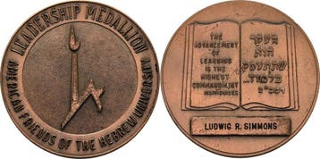 Brons medaille ohne Jahr Israel, Verzenden