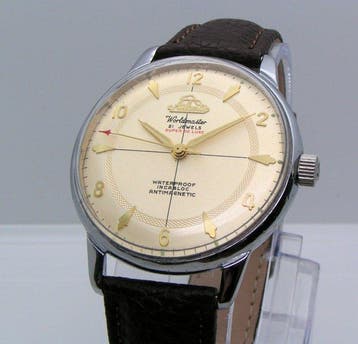 Atlantic Worldmaster - Super De Luxe - cal. Unitas 6300(N) -, Sieraden, Tassen en Uiterlijk, Horloges | Heren, Nieuw