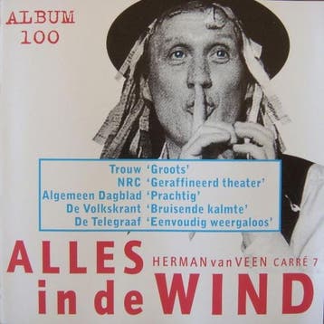 Herman van Veen - Alles In De Wind (Carré 7), Ophalen of Verzenden, Gebruikt
