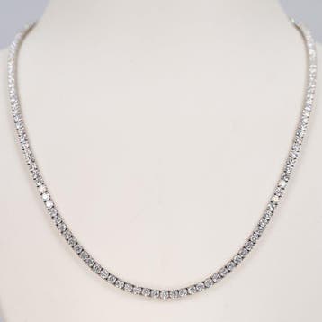 Zonder minimumprijs - Halsketting - 14 karaat Witgoud -, Sieraden, Tassen en Uiterlijk, Nieuw