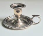 Irish Silver Chamber Stick, Candle Holder - James Scott -
