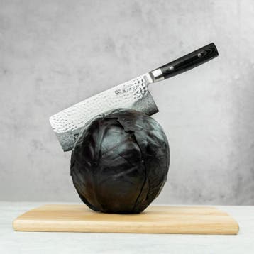 Yaxell Zen Chinees Koksmes 18 cm – 37 Lagen Damaststaal, Ophalen of Verzenden, Nieuw, Overige materialen