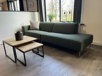 Artifort Mare refurbished Ploegstof Monza, Huis en Inrichting, Banken | Bankstellen, Zo goed als nieuw, Rechte bank, Metaal, Artifort Leolux Design on Stock Rolf Benz