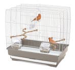 Imac vogelkooi irene 3 taupe / wit (Vogelkooien, Vogels), Verzenden, Nieuw, Overige materialen, Vogelkooi