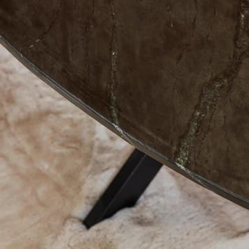 Salontafel Faye Black marble | 120 cm | Ovaal | Starfurn, Ophalen of Verzenden, Nieuw