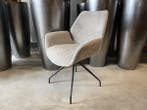 Veiling - Eetkamerstoel Mondial (set van 6) weefstof - taupe, Huis en Inrichting, Stoelen, Nieuw
